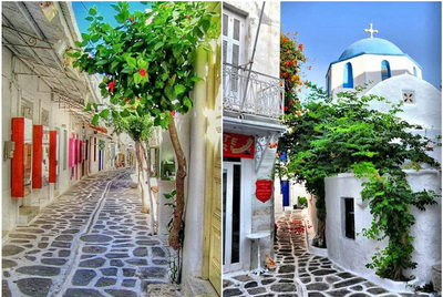 Paros Beautiful Alleys of Paros horzs